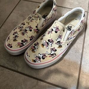 Vans White Slip-On Sneakers